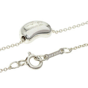Tiffany Bean Necklace Silver